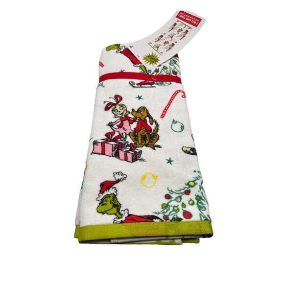 Dr Seuss The Grinch Kitchen Towels Set Of 2 - Picture 1 of 1